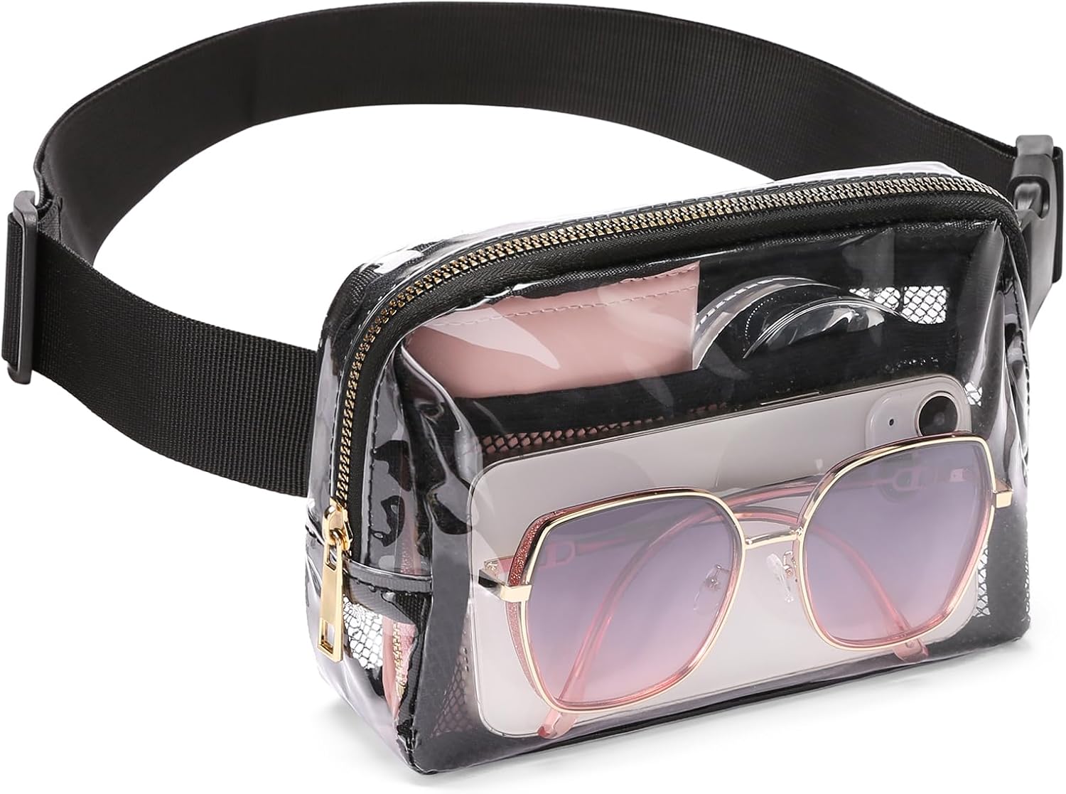 Clear Fanny Pack Stadium Approved, Waterproof Belt Bag for Women Men Fashion Waist Packs Crossbody by Amxnx - Image 8