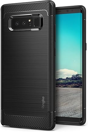 Ringke Onyx Funda Compatible con Samsung Galaxy Note 8, [Fuerza el?stica] Durabilidad Flexible Duradero Antideslizante Gota Protecci?n TPU Defensivo para Galaxy Note8 - Negro Black