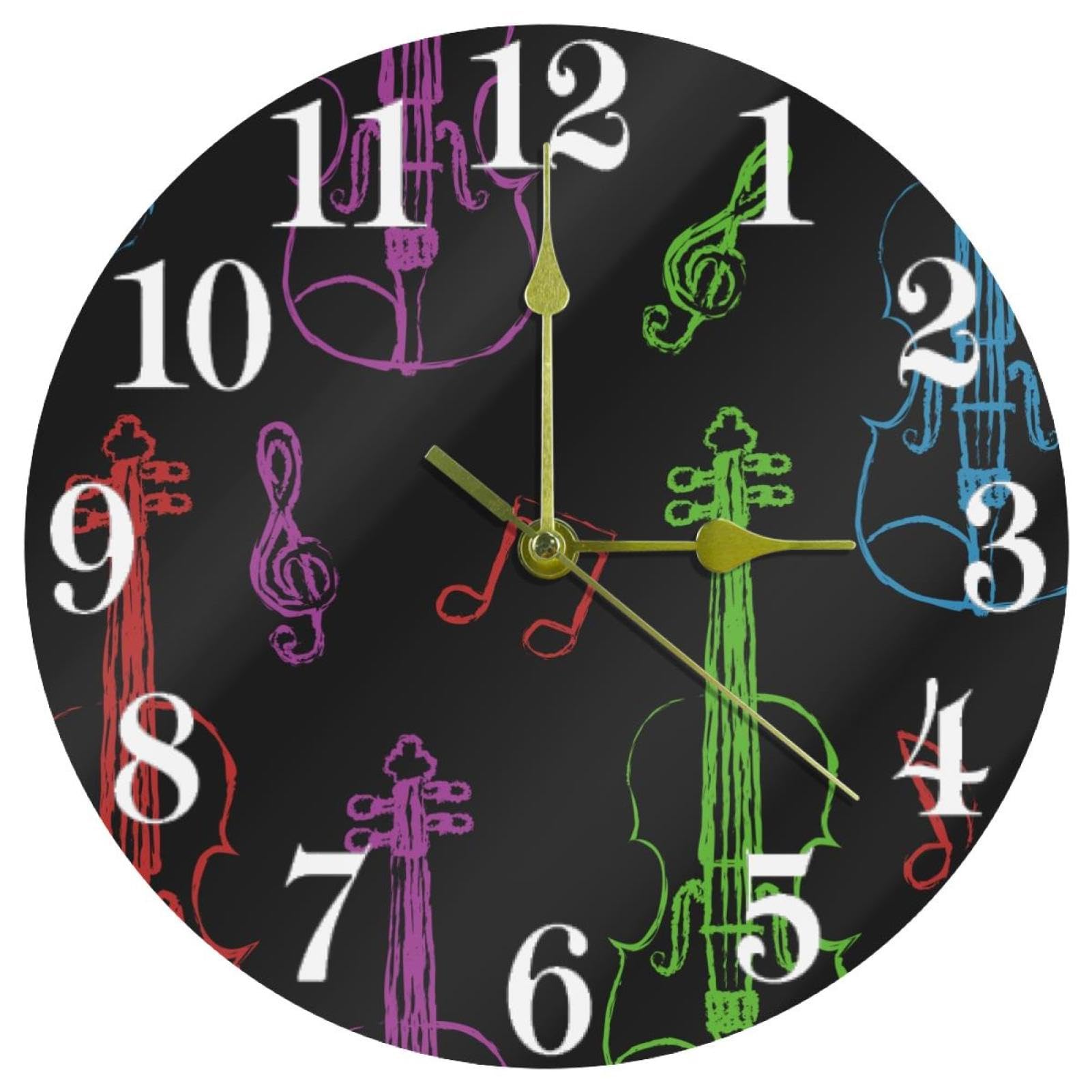 Horloge murale à quartz sans tic-tac pour retrouver le calme au bureau