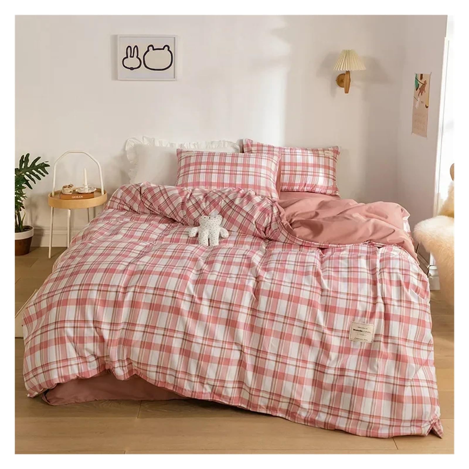 Drap de lit en coton super doux pour stopper les irritations - Parure King quatre pièces