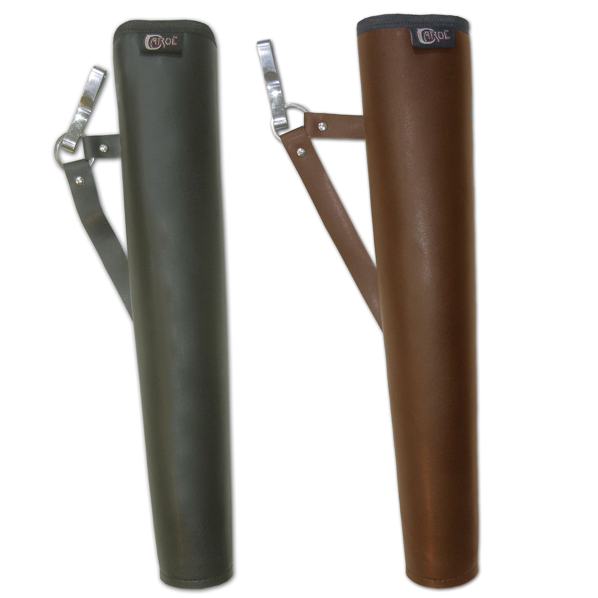 Archery Quiver, Faux Leather, Waist,Hip Side Arrow Bags, Bow Arrow Holder, Belt Bag, Outdoor Hunting & Target Practicing 12#SAQ1519 (Black)