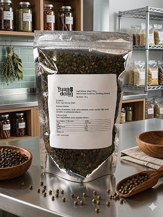 Yuandong Ye il Sichuan Biberi Zanthoxylum 100 gr |  in Mutfa  Baharat  | Aromatik Tane Biber | Sichuan Pepper