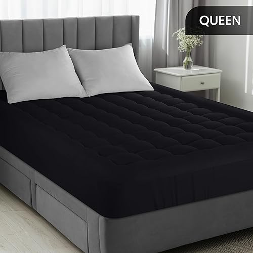 Miniatura 45 de Utopia Bedding Protector de colchón tamaño King, protector de colchón acolchado de alta calidad, funda de bolsillo profundo que se estira hasta 16