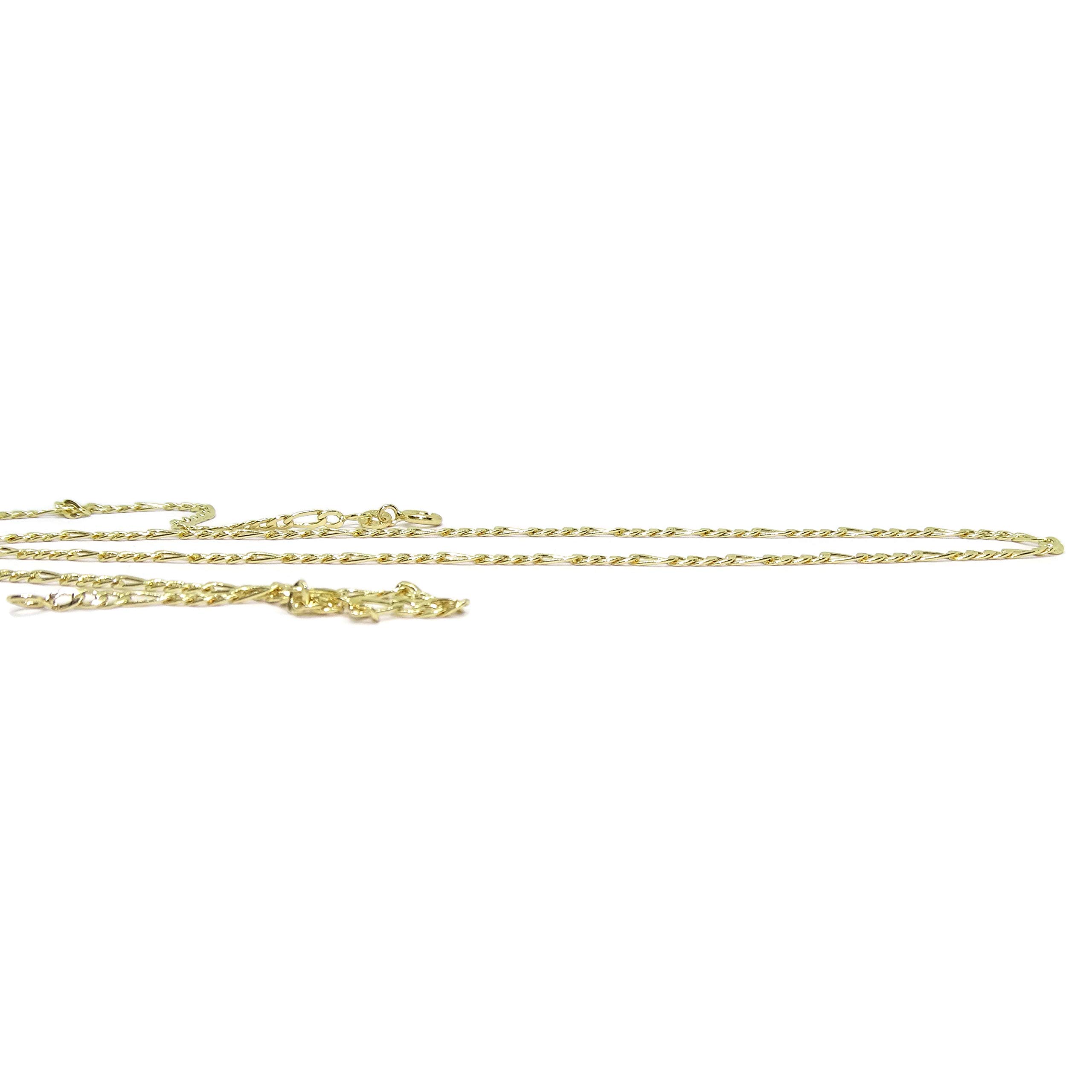Never say Never Catena in oro giallo 18 carati per uomo o donna modello 3 x 1 di 3 mm di larghezza per 60 cm di lunghezza. 5,00 g di oro 18 carati., cm, Oro, Non Applicabile