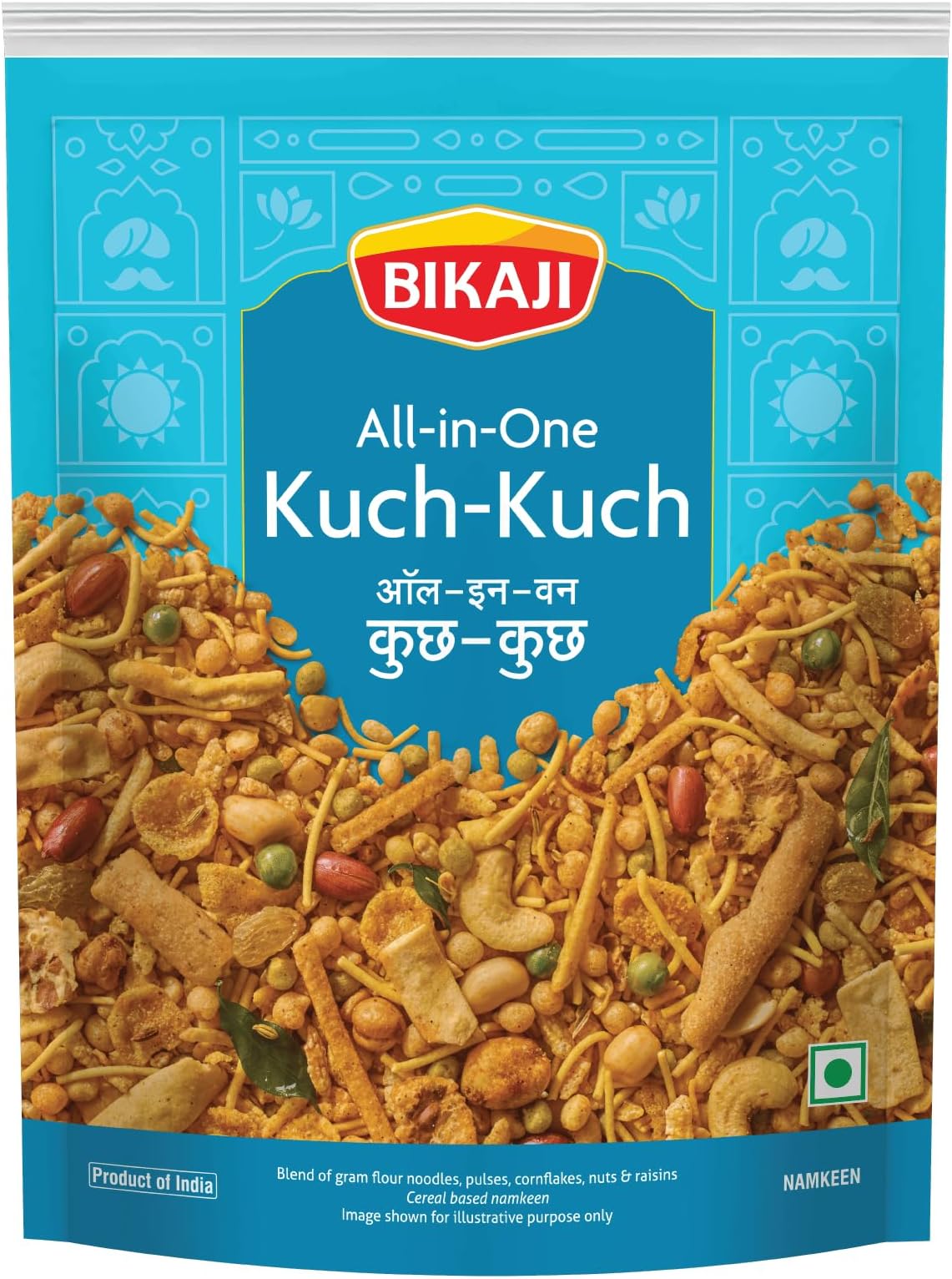 Kuch Kuch All In 1 | Farsan | Authentic Indian Namkeen | Made in Bikaner | Traditional recipe | Crunchy & Flavourful | Perfect Tea-time Partner | 400g Pack