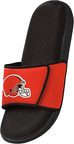 Miniatura 3 de FOCO mens NFL Team Logo Sport Shower Foam Slide Flip Flop Sandals