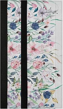Flower Bush Refrigerator Door Handle Covers, Set of 2, Washable Without Fading or Cracking, Keep Your Kitchen Appliance Clean from Smudges, Drips, Food Stains, Oil