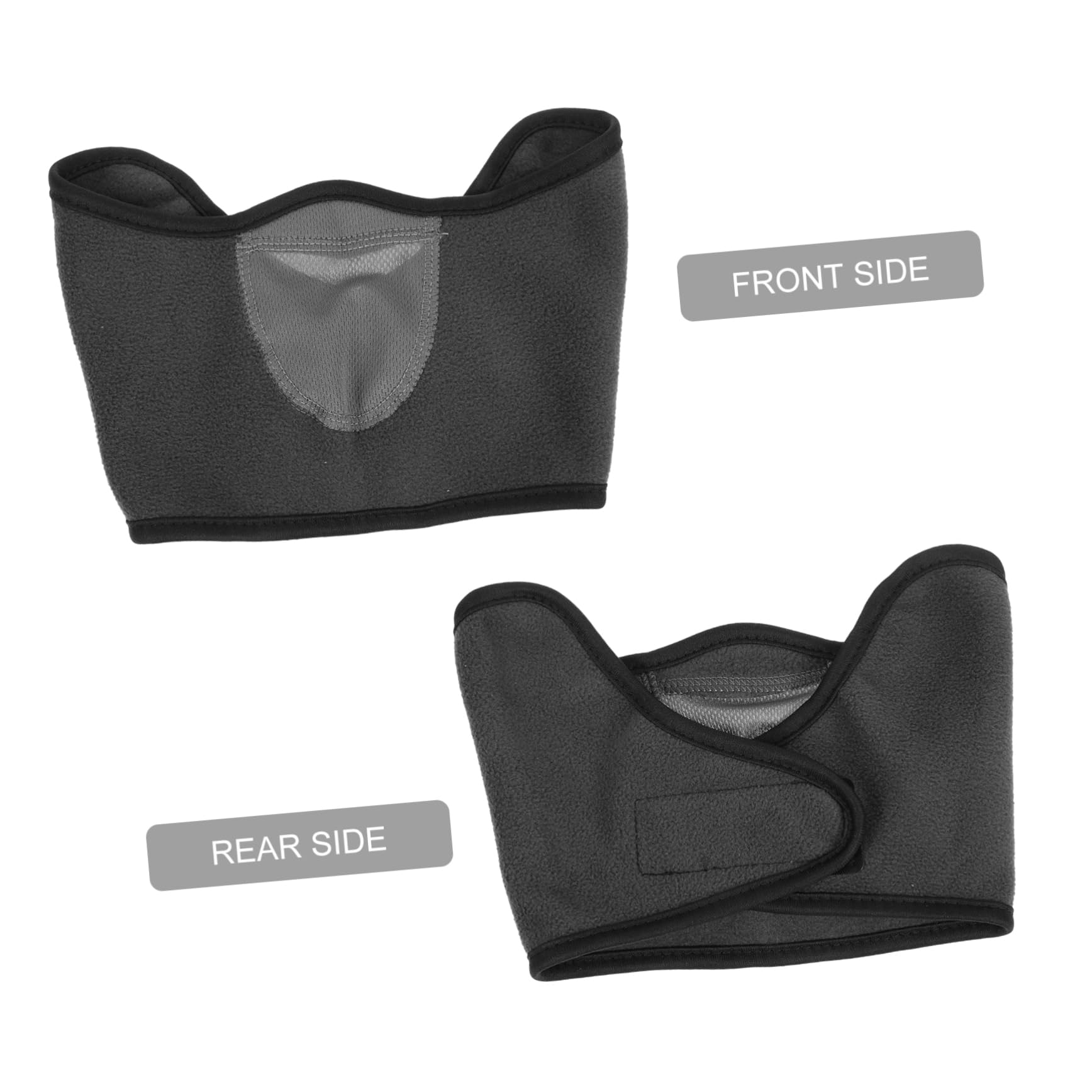 5stücke Wiederverwendbare Halsabdeckung Winddichte Fleece-gesichtsmaske Für Kälte Schutz Für Hals Und Ohren Für Wintersport Und Outdoor-aktivitäten