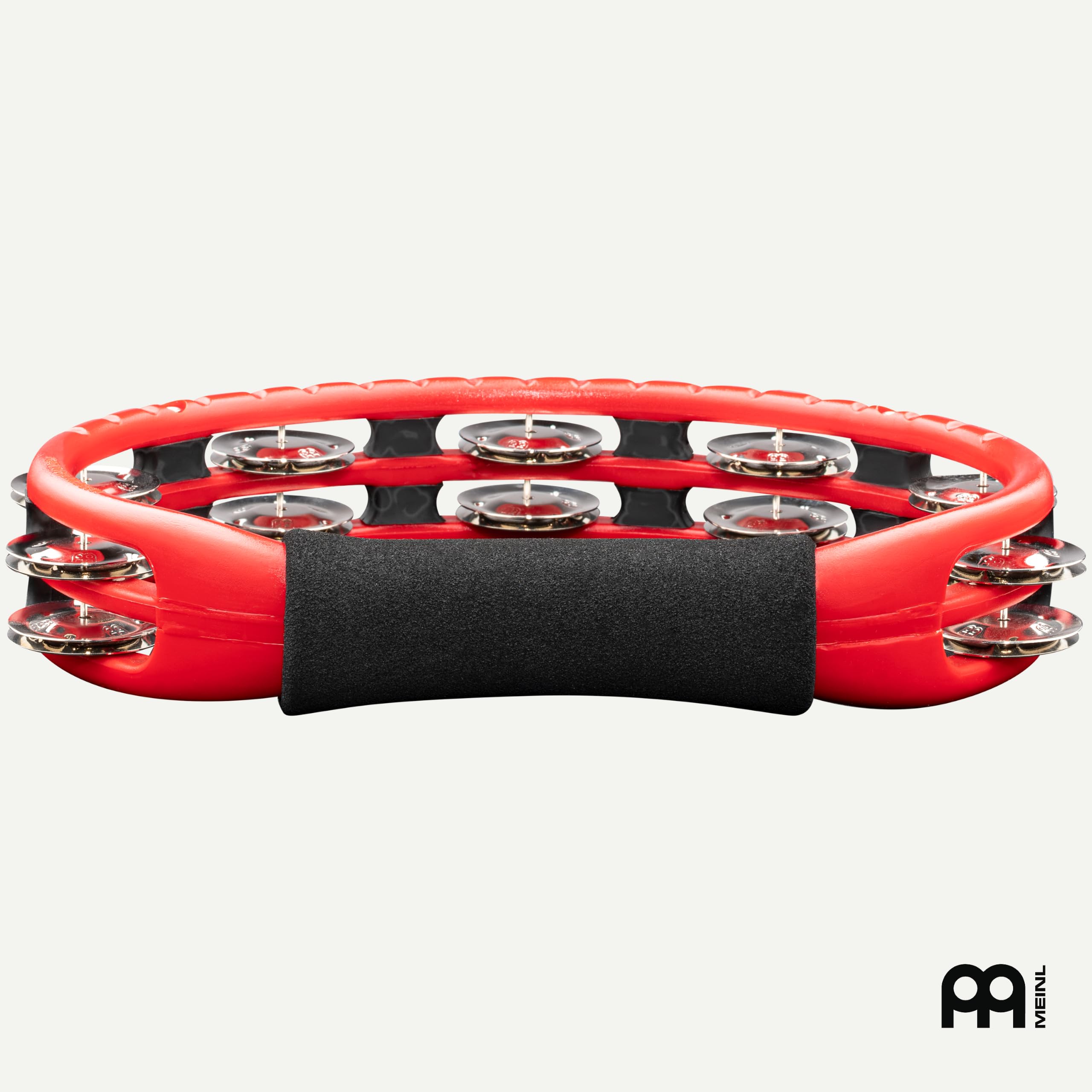 Meinl Percussion Traditional Hand Held Tambourine, Rot (TMT1R)