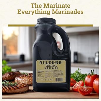 ALLEGRO - The Marinate Everything Marinades | Perfect Marinades for Meat & Veggies | Marinade for Grilling, Roasting & Cooking | Kosher & Gluten Free | 64 Oz (Pack of 1) - Original