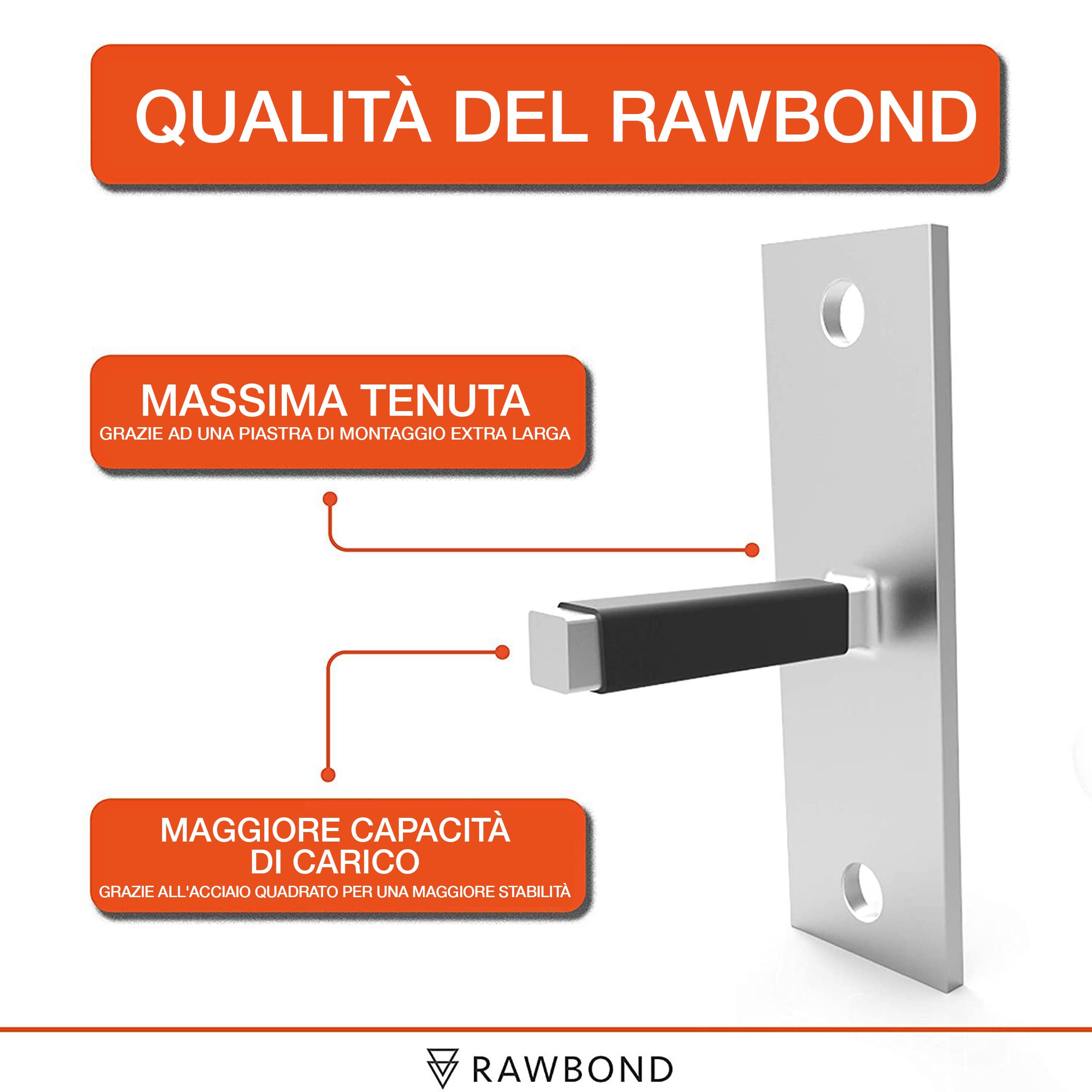 Supporto A Parete TSB Werk Per Aria Compressa, Porta Giunto E Accessori Pneumatici - Foto 2