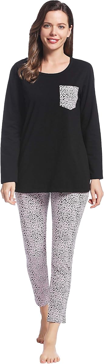Long Sleeve Top with Legging Pjs Set 