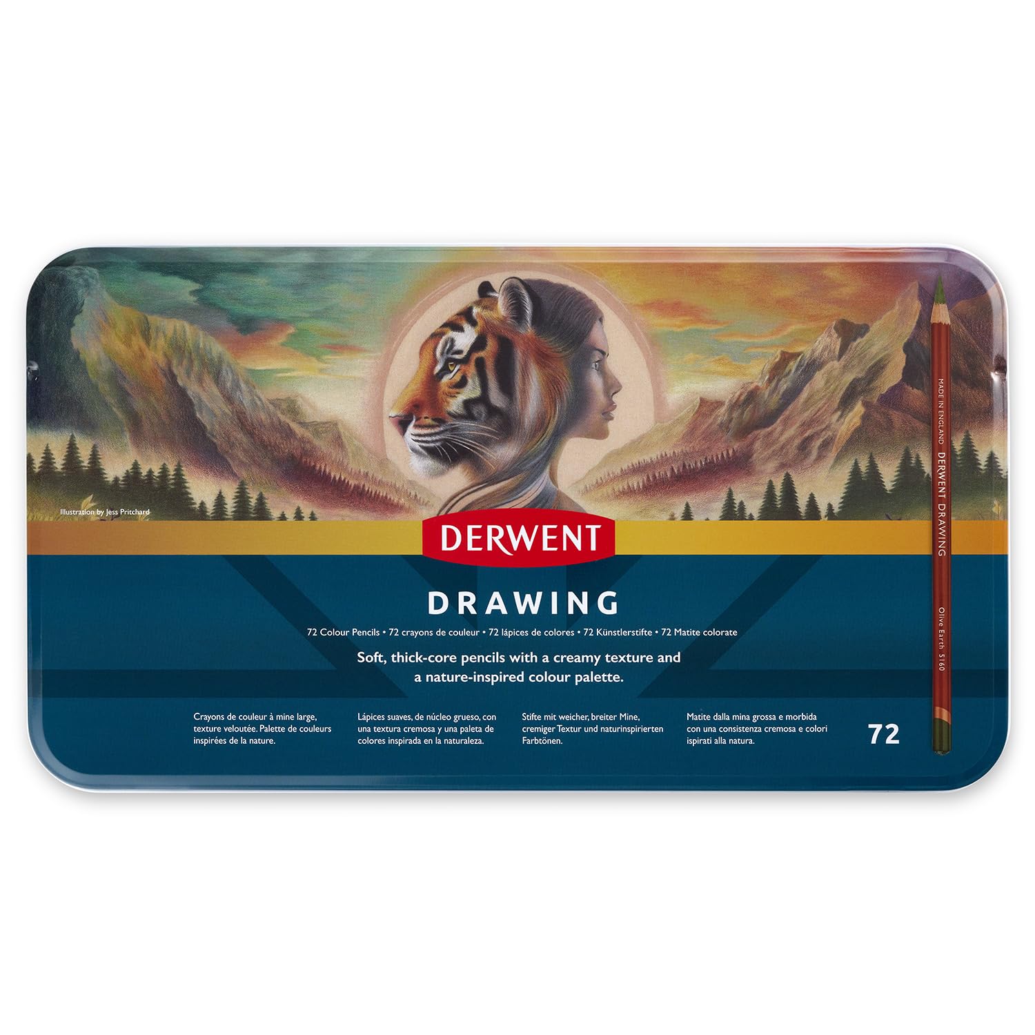 Amazon | Derwent ダーウェント 色鉛筆 ドローイングペンシル 72色