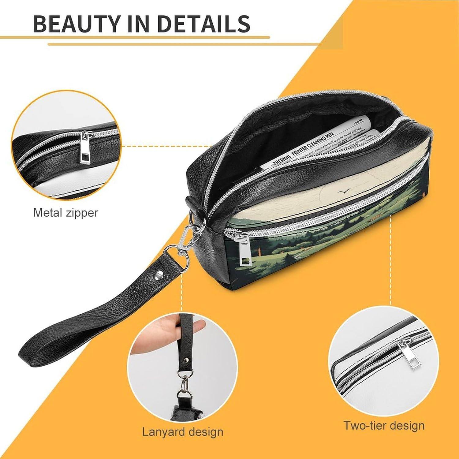 Outdoor Landscape Makeup Bag Cosmetic Bag Pencil Case image 4
