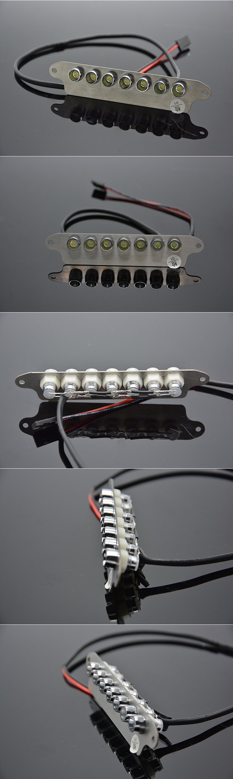 Front Bumper LED Lamp Lighting System White for Traxxas 1/5 RC 6S 8S X-MAXX XMAXX