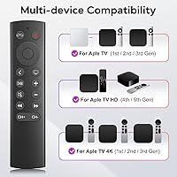 Vista 2 de Mando a distancia de repuesto para Apple TV 4K/HD (no Siri y control de voz)