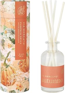 Via Mercato Autunno Reed Diffuser Home Air Freshener, Pumpkin Spice