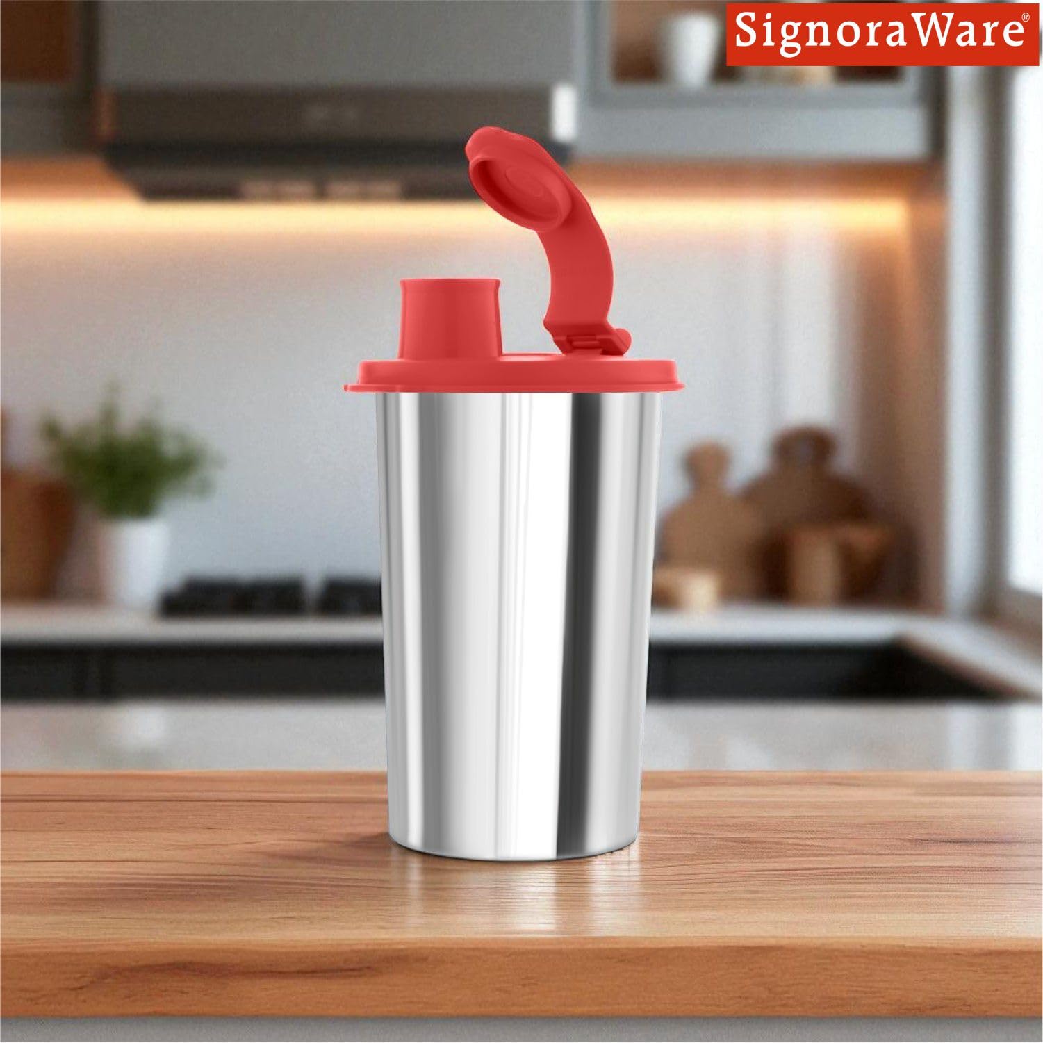 Signora Ware Stainless Steel Sipper - 300ml -3