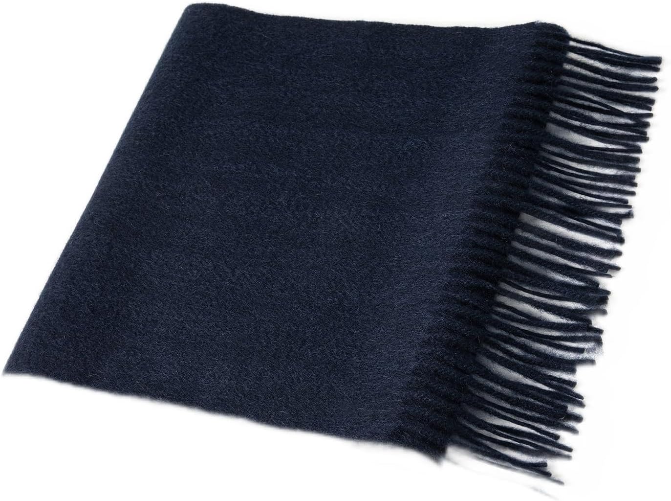Villand Pure 100% Cashmere Scarf with Fringed Edges, Ultra Soft Large Cashmere Shawl Wrap for Women and Men
