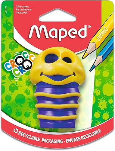 Maped Croc - Afilador para cocodrilos, varios colores (001700ST)