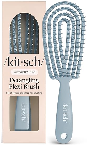 Kitsch Hair Brush Detangler – Flexi Flow Hair Brush for