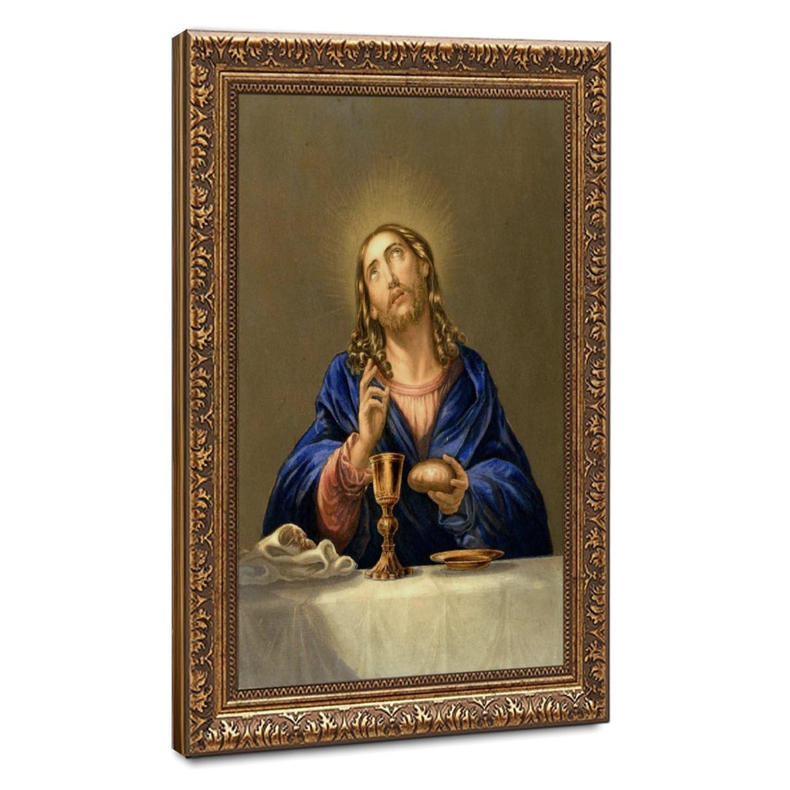 Impression sur toile Jésus-Christ Kitsch idée cadeau originale pour décoration murale - 8