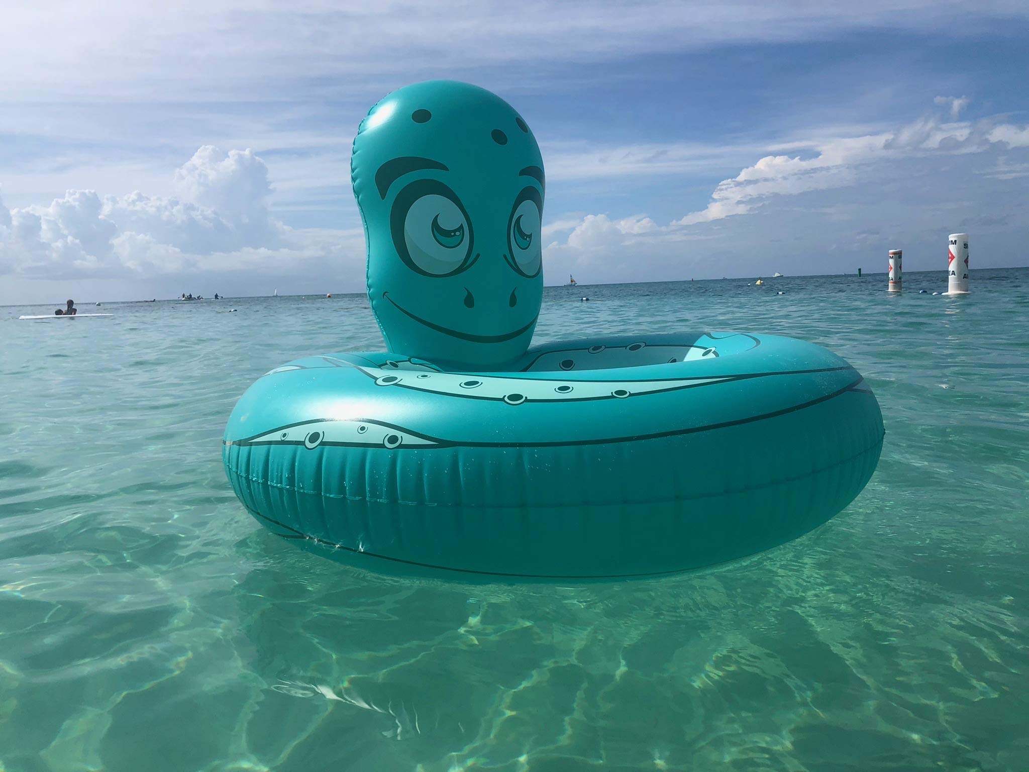 Amazon.com: Swimline Inflatable Kraken Swim Ring, Blue, 42