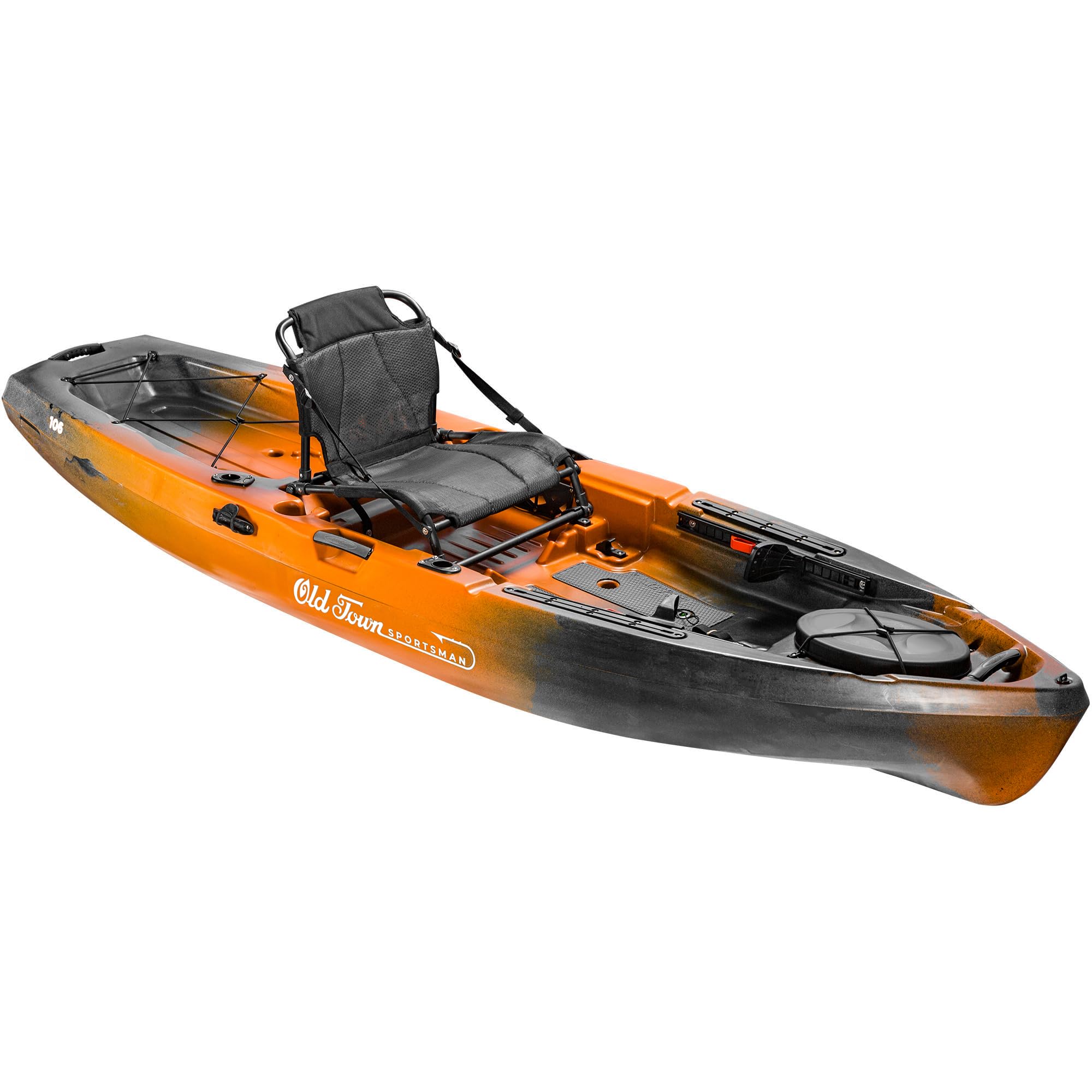 Old Town Sportsman 106 Solo Sit-on-Top Fishing Paddle Kayak, 10 ft 6 in