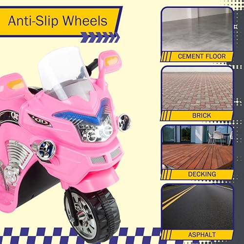 Miniatura 5 de Lil' Rider - Motocicleta para niños, juguete de 3 ruedas con reversa, sonidos y faros delanteros, motocicleta eléctrica de 6 V para niños de 3 a 6