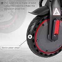 Vista 5 de Electric Scooter Adults Peak 350W Motor, Up to 18 Miles Range, 19 Mph Folding Commute Electric Scooter for Adults with 8.5" Solid Tires, Dual