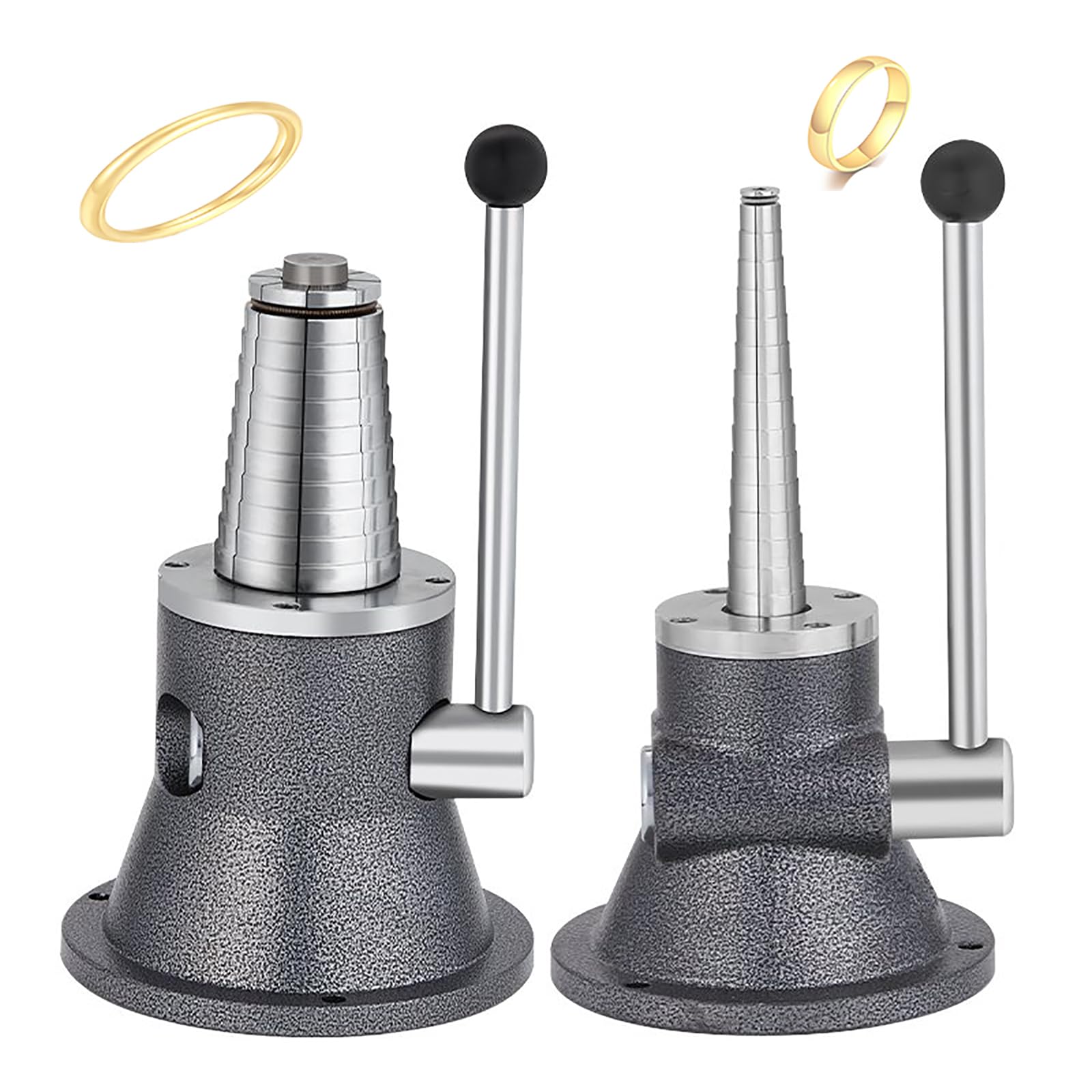 XNZJHPP Ring and Bangle Enlarger Tool - Manual Jewelry Expander for Size Adjustment, Correction & Repair - Round Ring Stretching Machine for Jewelry Making (B)