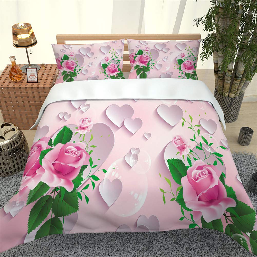 Housse de couette imprimé 3D en microfibre premium au tissage haute densité