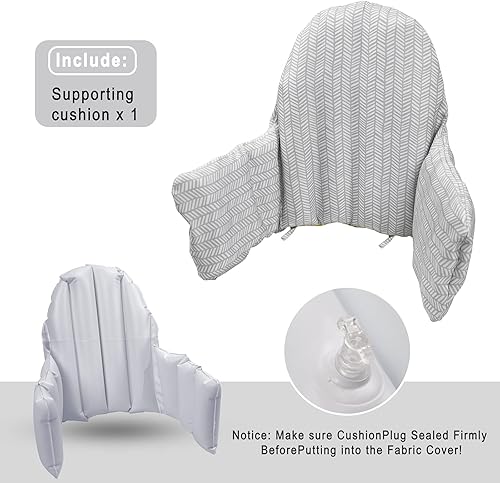 Miniatura 3 de Cojín para silla alta, nuevo tipo de funda para silla alta, cojín para silla alta, cojín para silla alta IKEA Antilop, cojín inflable integrado,