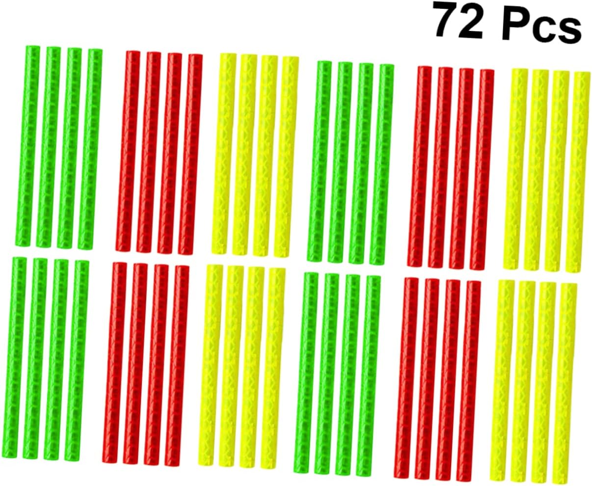 Yardwe 144 Pcs Parts Guard Straps Reflective Adhesive Tape