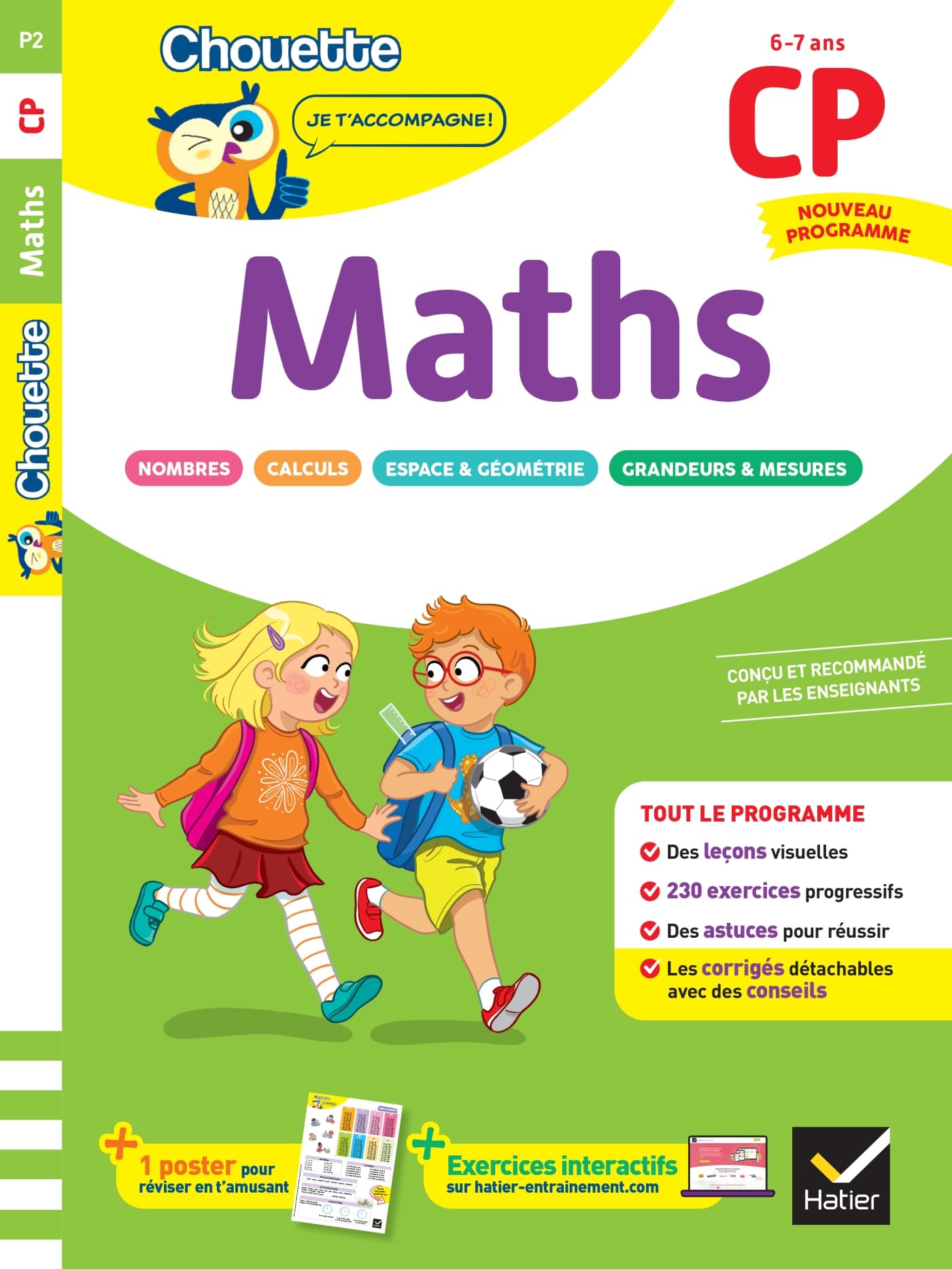 Maths CP - Cahier de soutien nouveau programme: Leçons et exercices corrigés
