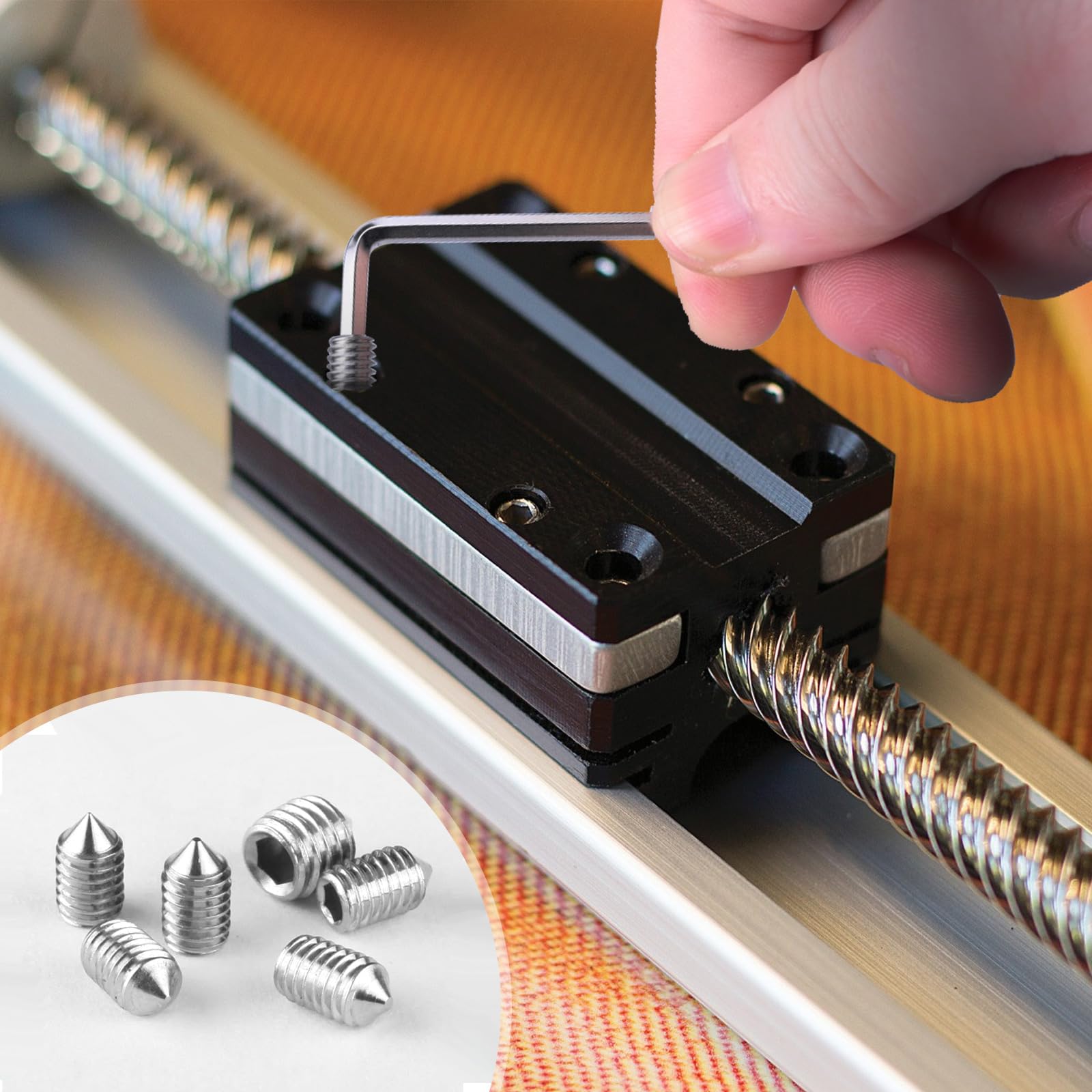 Set Di 400 Viti Senza Testa In Acciaio Inox - M3 M4 M5 M6 M8, Per Maniglie Porte, Rubinetteria, Riparazioni