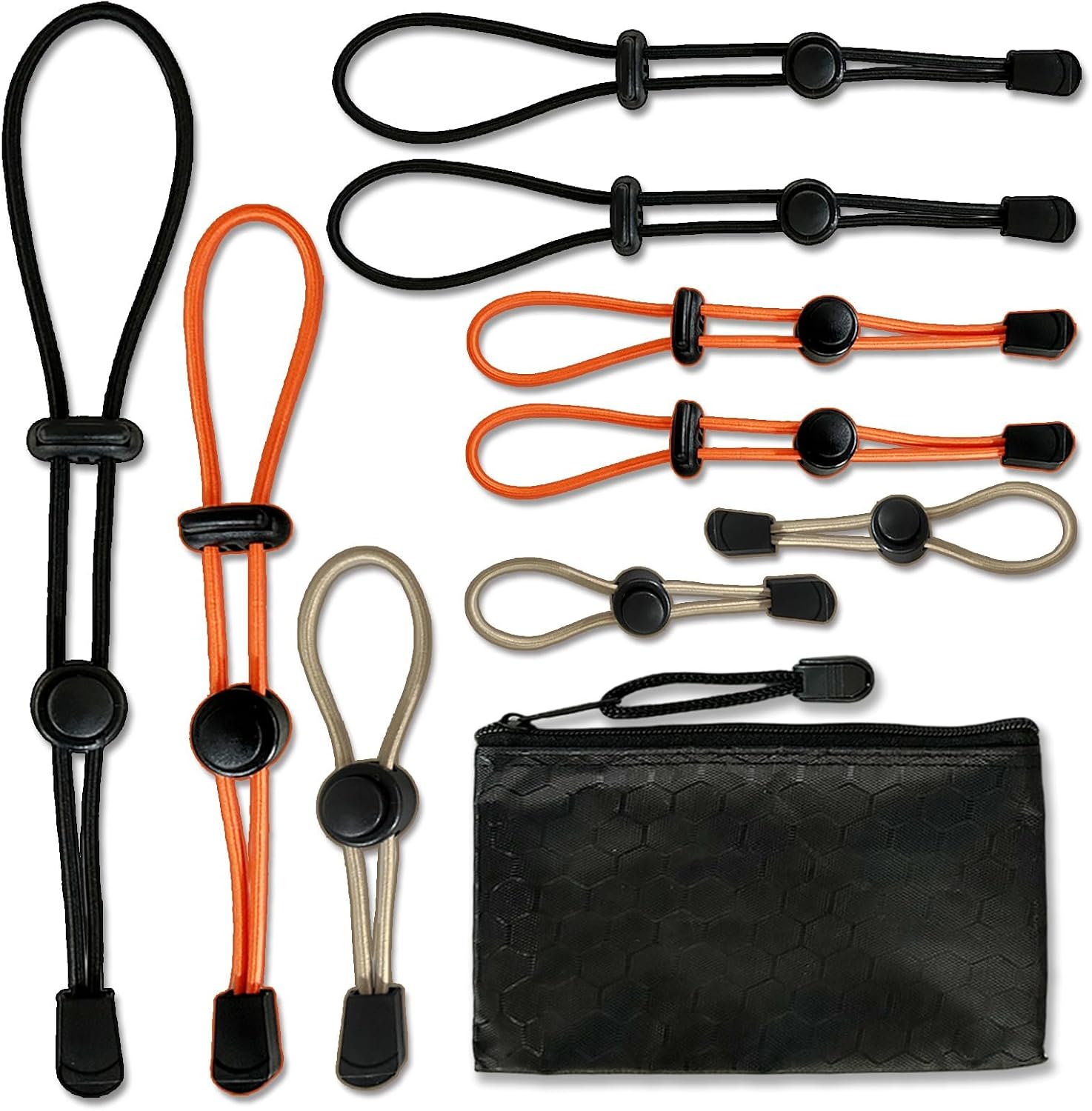 Tactical Hiking Pole Holder - Heavy Duty 3.0mm Elastic Cord, Hands Free Umbrella & Gear Attachment for Backpack