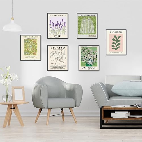 Miniatura 3 de Pósteres de Matisse verde para estética de habitación, póster de pared retro de mercado de flores, decoración retro de habitación, impresiones