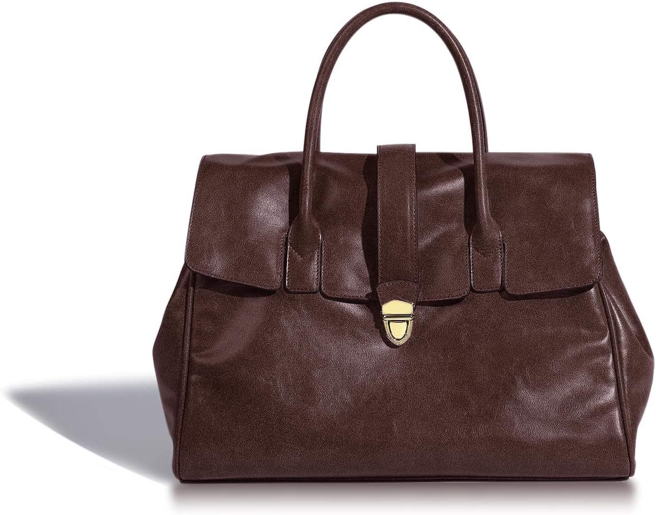 Tote Bag for Women, Leather Shoulder Bag, Vintage Handbags Suitable for Important Occasions, Work, Travel(Brown)