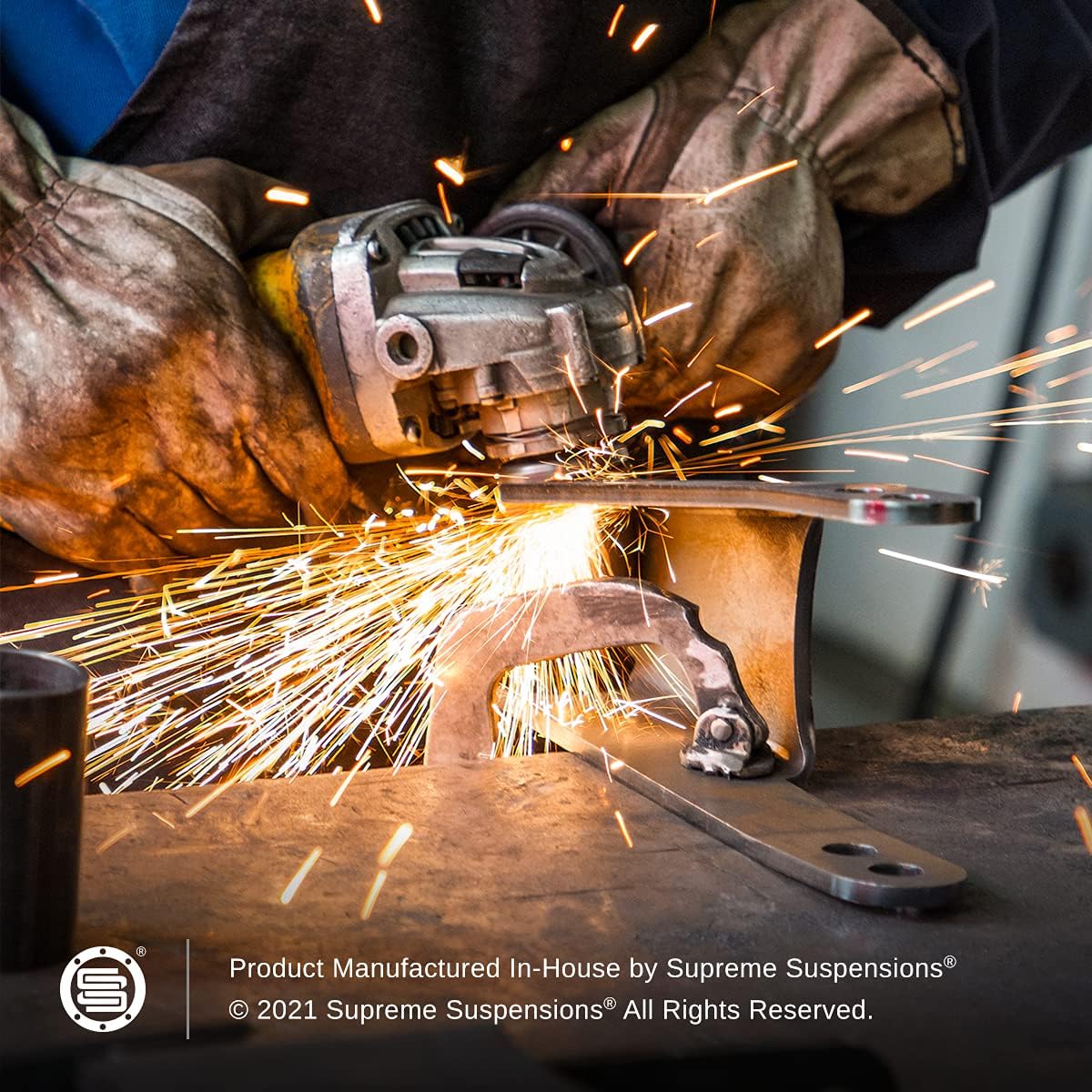 Supreme Suspensions - 2" Rear Steel Drop Shackles for 2009-2023 Ford F150 Suspension Lowering Drop Kit 4x2 4x4 - Can Cooler Included with Purchase