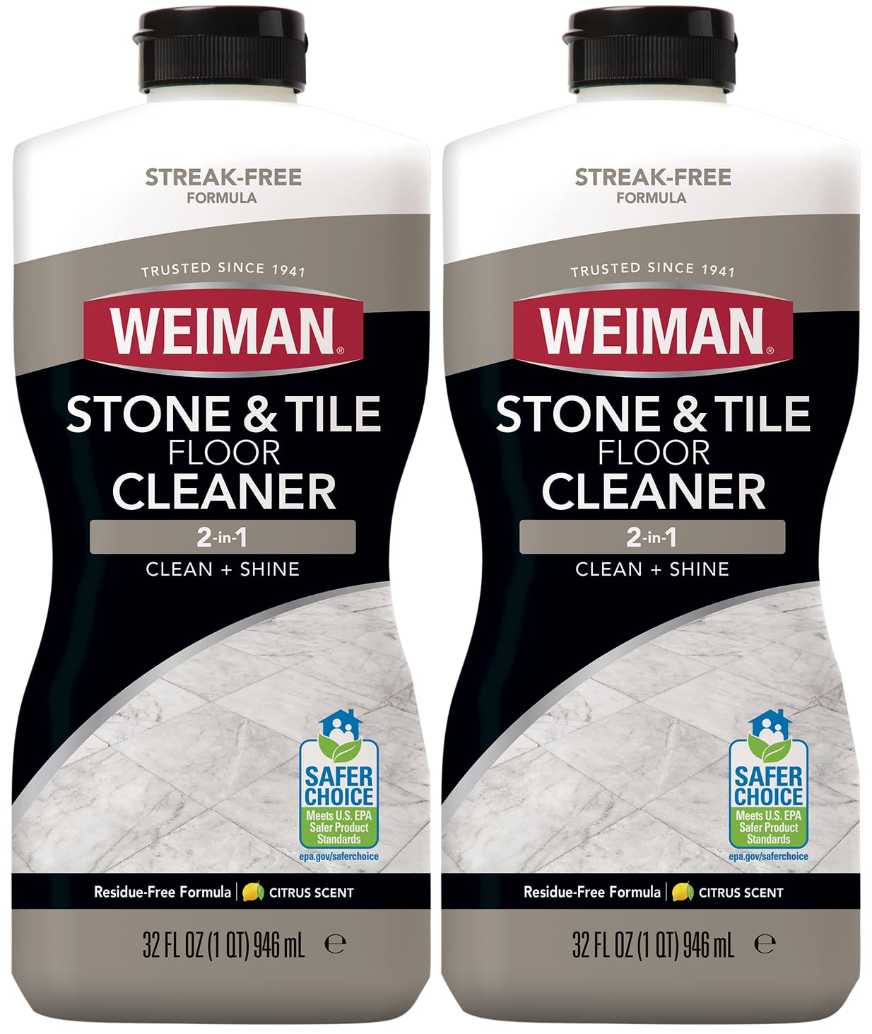 Stone Tile and Laminate Cleaner - 32 Ounce 2 Pack