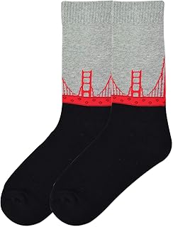 K. Bell Socks Men's Manly Man Novelty Crew Socks Sockshosiery