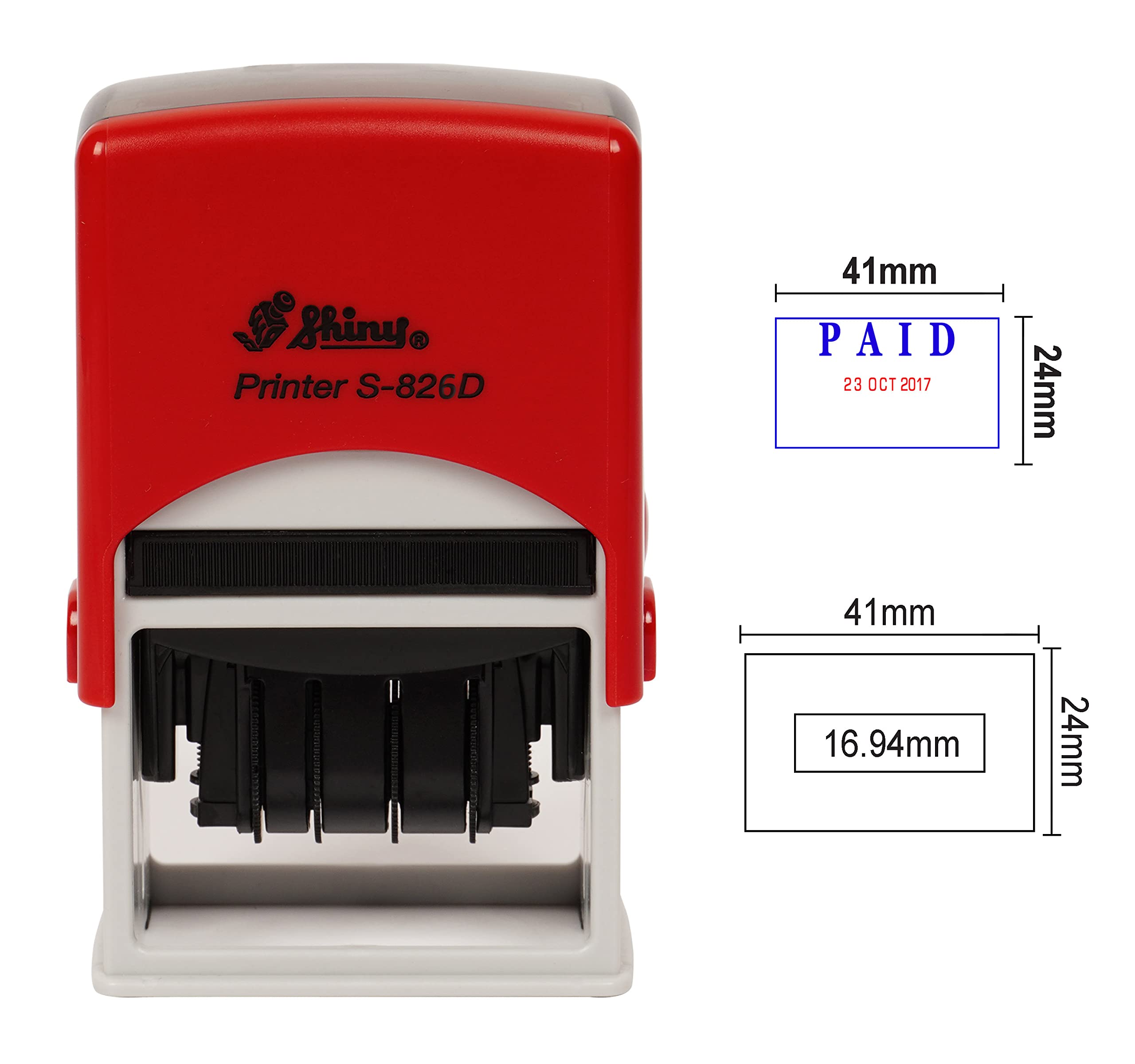 Date Stamper Auto Encrage Office-826D | Évitez les Erreurs de Classement