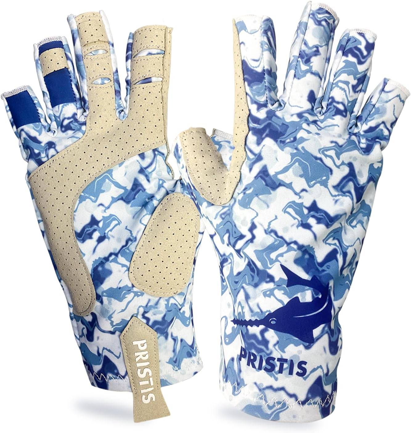 Pristis Essential Fishing Sun Protection Accessories Kit, UPF 50+ Fishing Gloves (S-M) & Sun Hat (One Size), The Best Choice for Angler