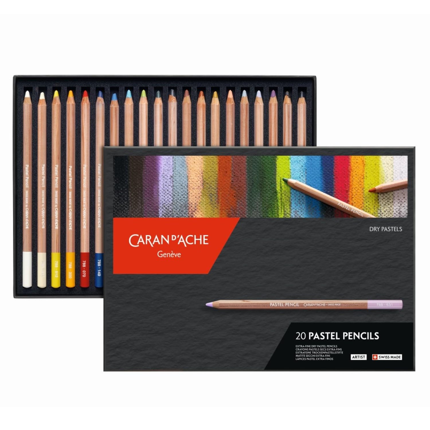Caran D'ache Set of 20 Pastel Pencils (788.320)