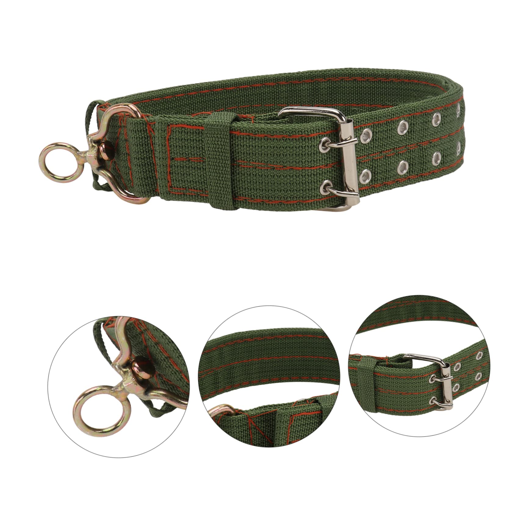 ifundom Collier Épais pour Animaux de Ferme Collier Ajustable Toile pour Moutons Vaches et Chevaux Confort et Sécurité Fourniture Durable