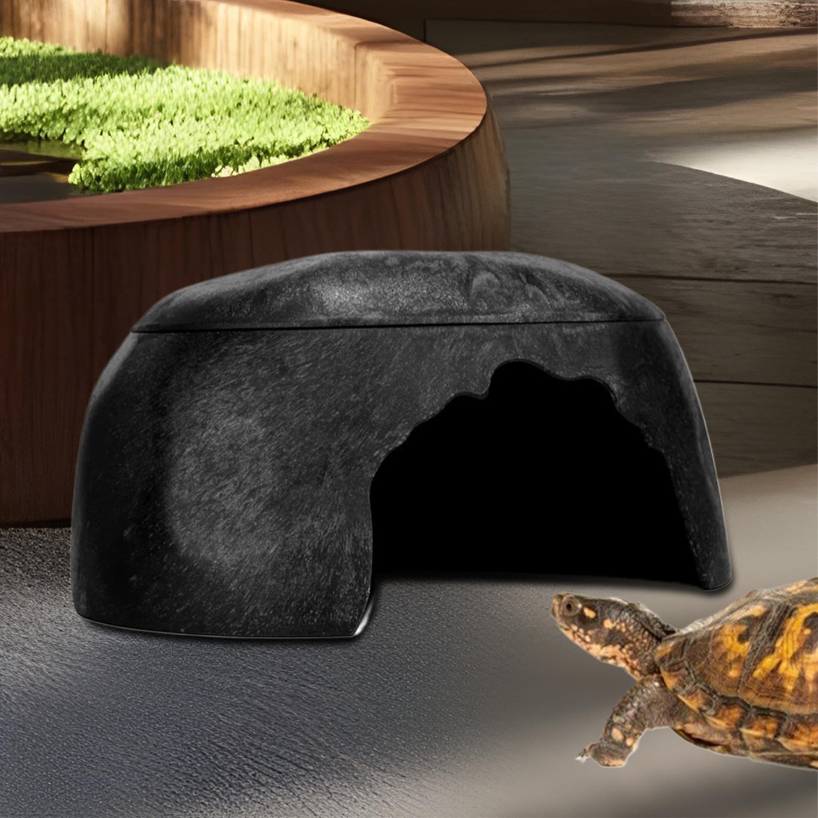 Habitat dla węży Dekoracje do terrarium, kryjówki dla zwierząt | Schronienie dla jaszczurek Dla gekonów lamparcich, agam brodatych, żółwi, żab, jaszczurek, do użytku