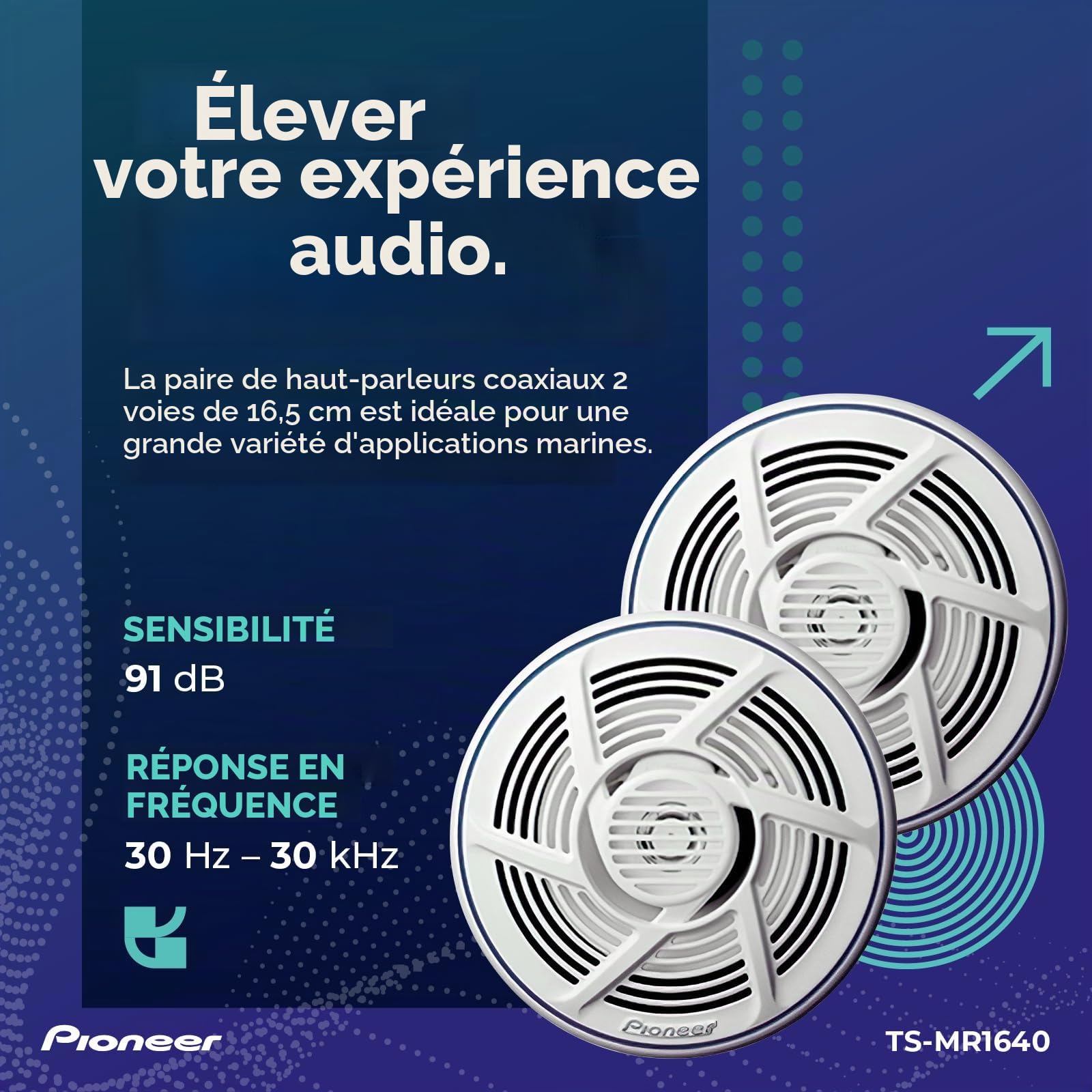 Pioneer TS-MR1640 Marine