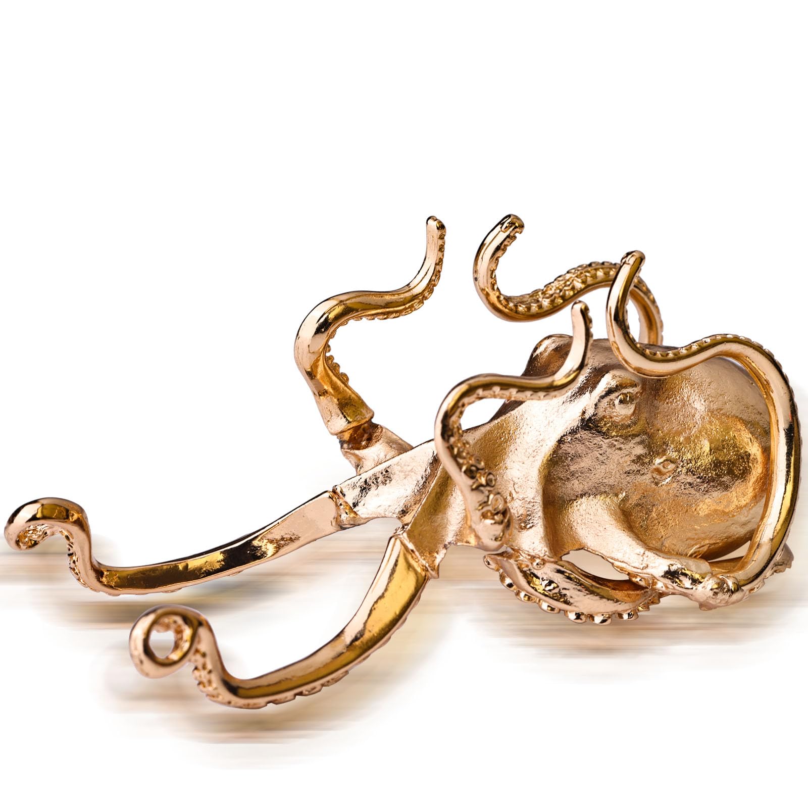 GAOSHENG Metal Octopus Statue (Gold)