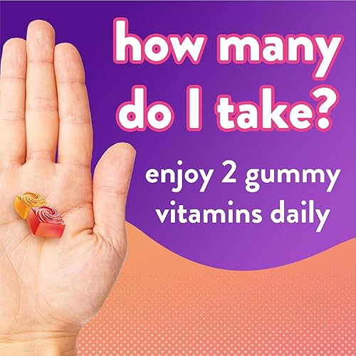 Miniatura 5 de VITA Fiber Well - Gomitas para apoyo a la salud digestiva, suplementos con sabor a melocotón, fresa y mora (220 unidades) (paquete de 2)